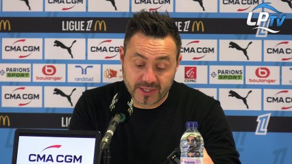 De Zerbi : "J'espère que les grandes équipes ne se rendront jamais compte que Balerdi existe"
