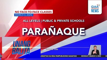 No face-to-face classes (March 3, 2025) | Unang Balita