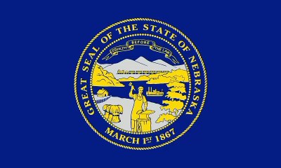Flag of Nebraska. Bendera Nebraska. Nebraska Flag. Flag of Nebraska State. Bendera Negara Bagian Nebraska. Nebraska State Flag. Flag of State of Nebraska. State of Nebraska Flag.