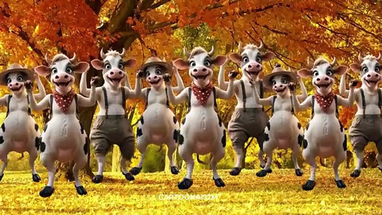 Dancing funny cat