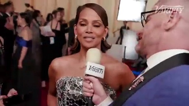 Halle Berry Oscars 2025 Red Carpet