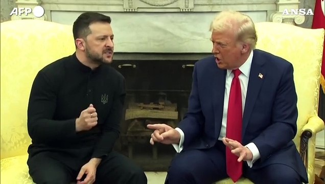 Scontro Trump-Zelensky nello Studio Ovale