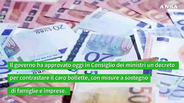 Via libera a decreto bollette, 3 miliardi a famiglie e imprese