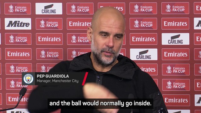 Guardiola slams 'difficult to control' FA Cup ball