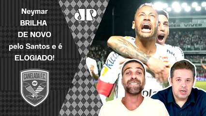"O NEYMAR TÁ DECIDINDO TUDO QUANTO É JOGO, gente! É IMPRESSIONANTE como..." | Santos 2x0 Bragantino