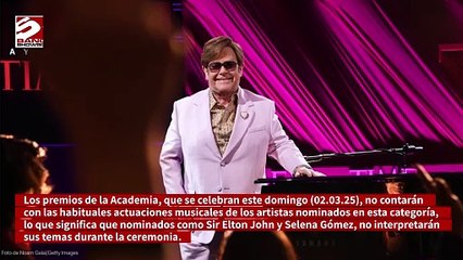 Los jefes de los Óscar rompen con la tradición al suprimir las actuaciones en vivo de los nominados a la Mejor Canción Original