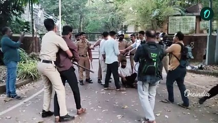 പ്രതികളെ പരീക്ഷ എഴുതാൻ അനുവദിച്ച നടപടിയിൽ പ്രതിഷേധിച്ച് KSU | KSU Protest Against Shahabaz Case