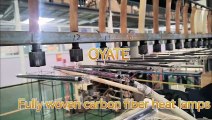 512mm 220v 1200w /1700w fully woven carbon fiber heating tubes production process