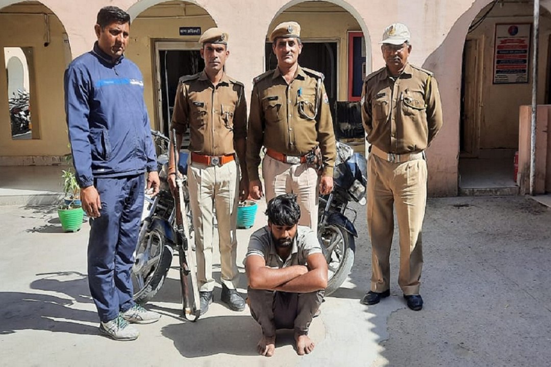 Police Action : बहरोड़ थाना पुलिस की कार्रवाई: मोटरसाइकिल चोरी का आरोपी गिरफ्तार