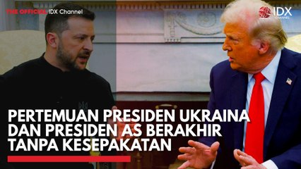 Pertemuan Presiden Ukraina dan Presiden AS Berakhir Tanpa Kesepakatan