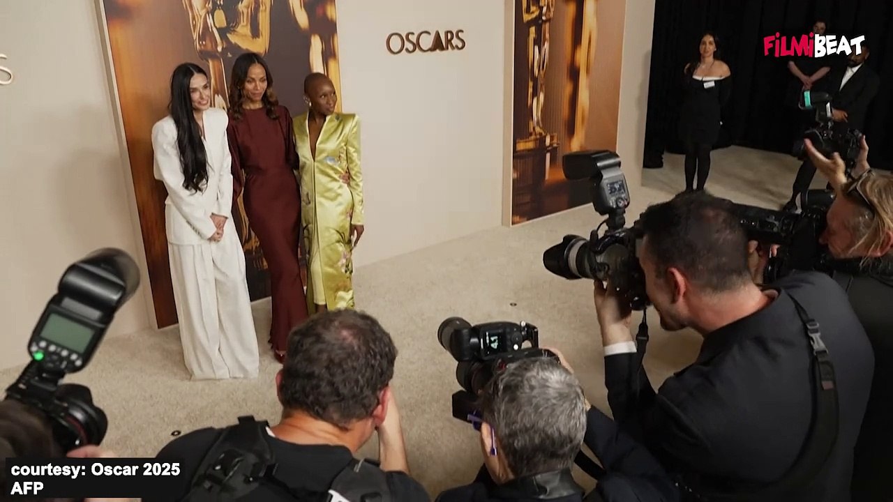 Oscars 2025: Zoe Saldana Brings Back the Bubble Trend in Saint Laurent Dress for Oscars Red Carpet