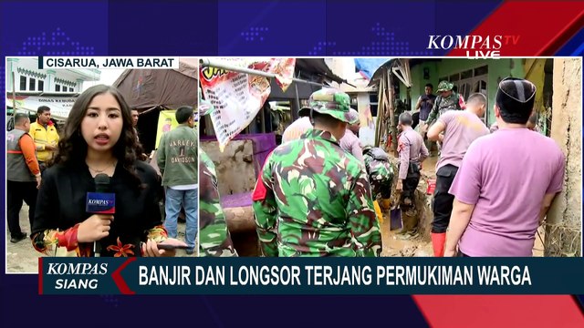 Update! Bantuan Sembako Berdatangan untuk Warga yang Terdampak Banjir dan Longsor di Cisarua Bogor