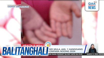 DOH - Mga kaso ng HFMD mula Jan. 1 hanggang Feb. 22, halos triple kompara noong 2024 | Balitanghali