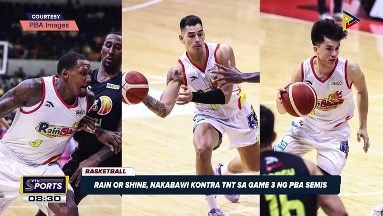 Rain or Shine, nakabawi kontra TNT sa Game 3 ng PBA semis