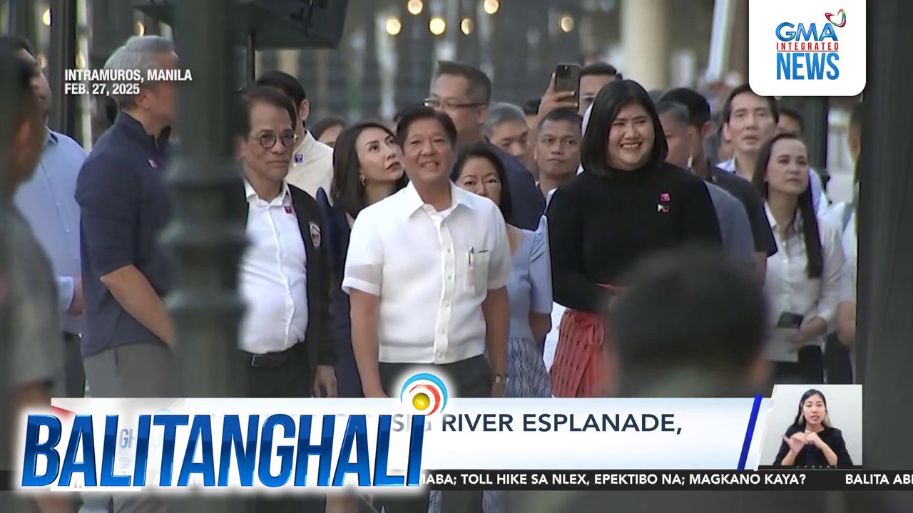 Phase 3 ng Pasig River Esplanade, pinasinayaan | Balitanghali