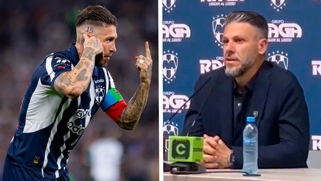 Demichelis confirma buen estado físico de Sergio Ramos tras la victoria de Rayados: Aguantó muy bien los 90