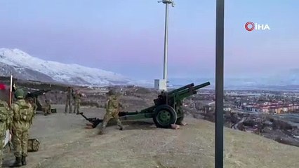 Erzincan’da ramazanda top atışı geleneği yaşatılıyor
