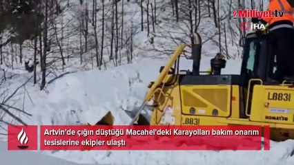 Artvin’de çığ felaketi! Her şeyi yuttu: 'Üzerinde 6 metre kar var'