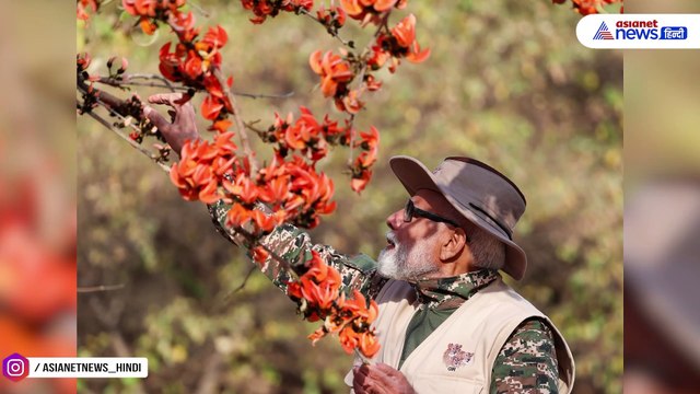 Gir National Park: हाथ में कैमरा-आंखों पर ब्लैक चश्मा-PM Modi ने क्लिक की तस्वीर