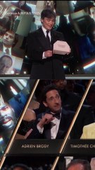 Adrien Brody gana el Oscar a mejor actor