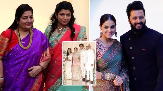 Anuradha Paudwal, Riteish Deshmukh & Genelia Deshmukh Grace Ashutosh Gowariker's Son's Mega Wedding!