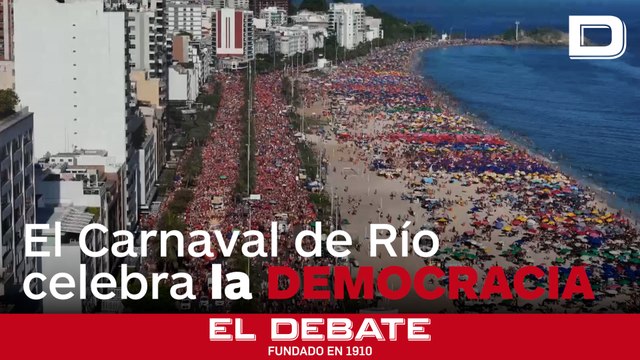 El Carnaval de Río se convierte en un escenario de protesta con comparsas que celebran la democracia al ritmo de samba