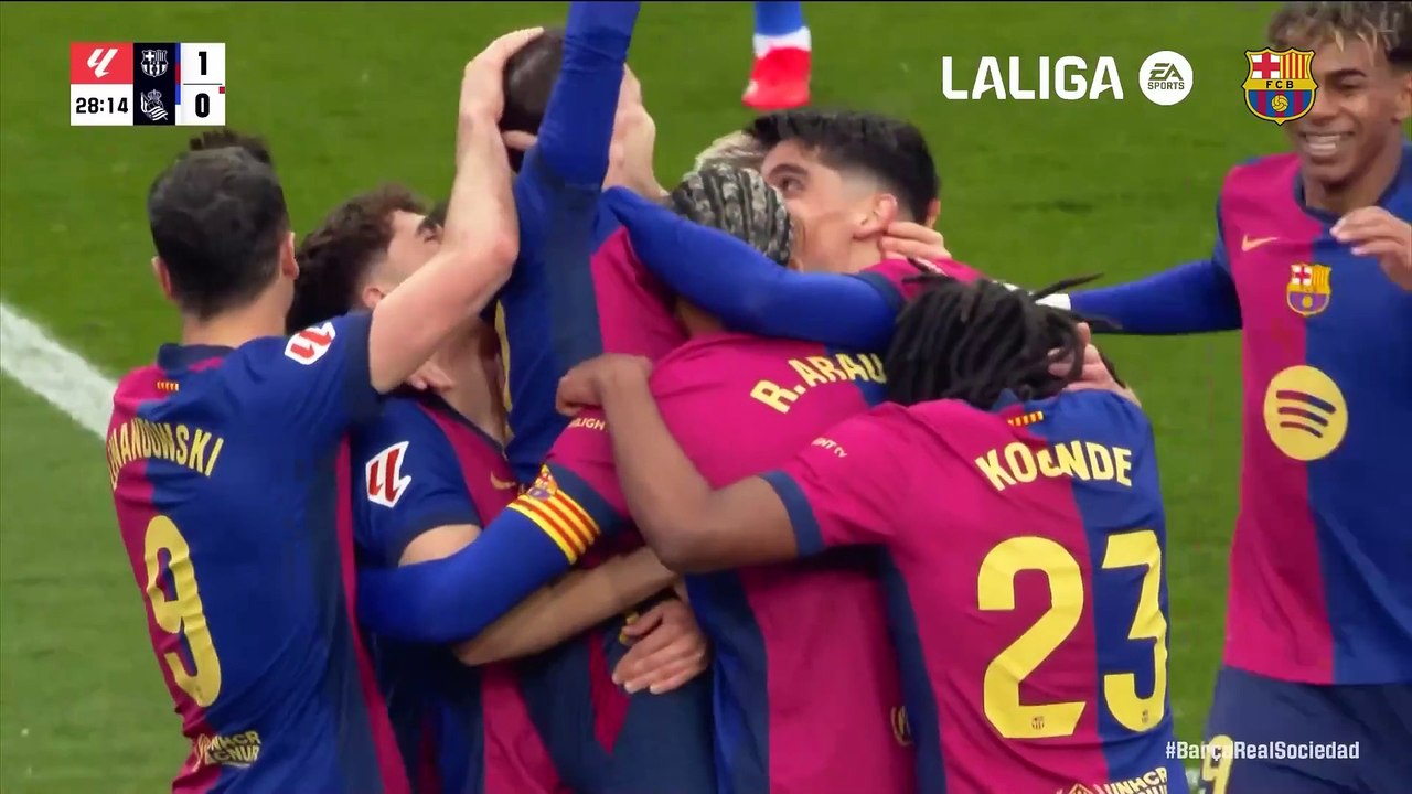 FC BARCELONA 4 vs 0 REAL SOCIEDAD _ LALIGA 2024_25 MD26 (WITH COMMENTARY)