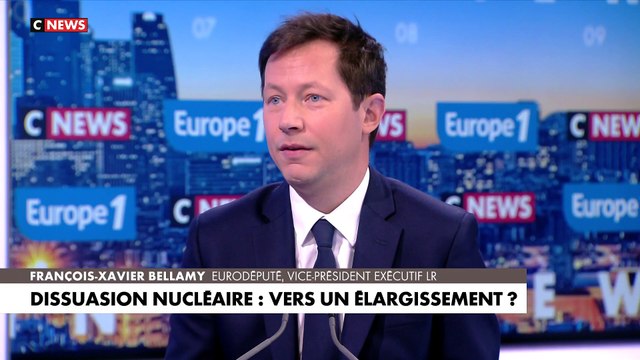 François-Xavier Bellamy : «Notre effort pour nous défendre est étendu aux pays qui nous entourent»