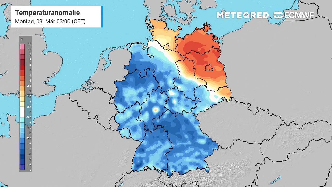 Wärmewelle in Deutschland - die Temperaturen liegen am Tag in Deutschland deutlich über den Normalwerten
