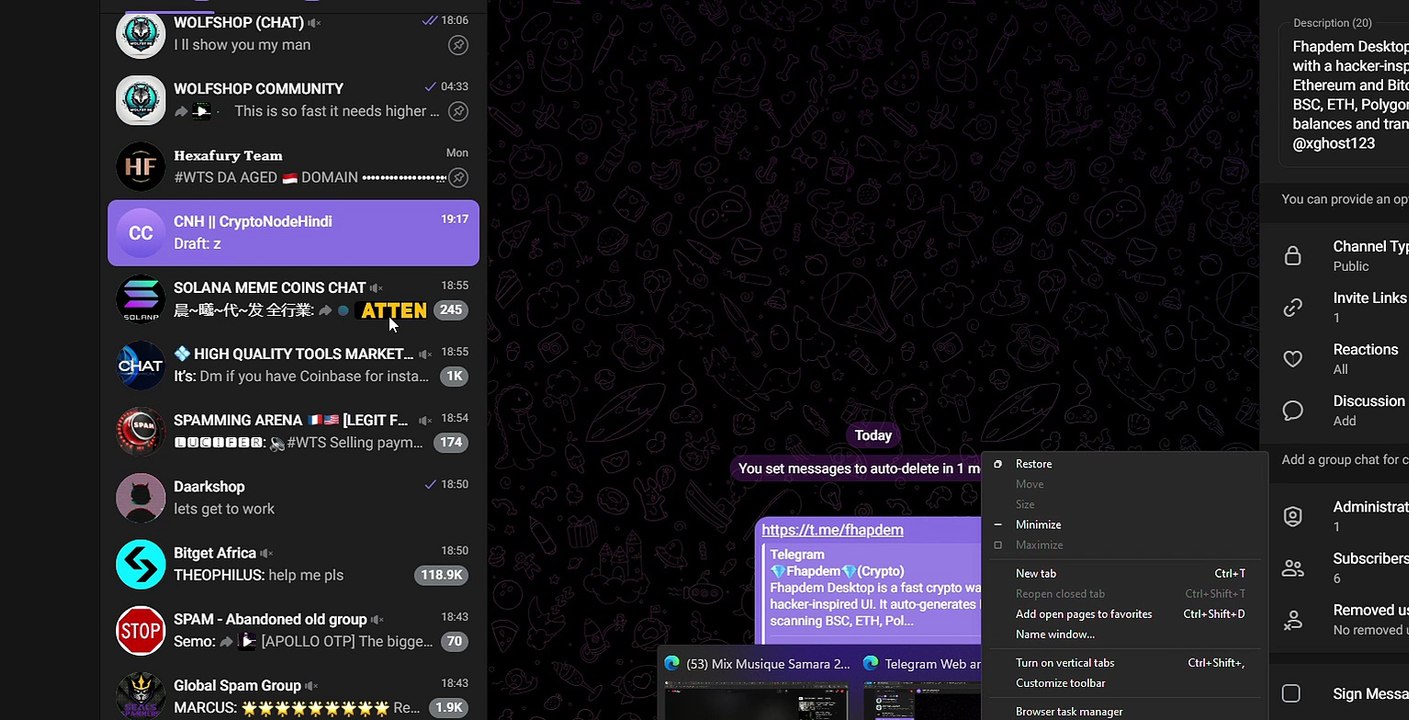Fhapdem 🥷 DOMINATE THE CRYPTO UNDERWORLD
