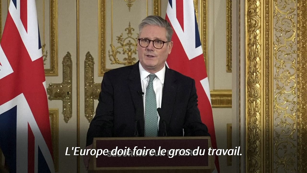 Ukraine: "l'Europe doit faire le gros du travail" avec le soutien des Etats-Unis (Starmer)