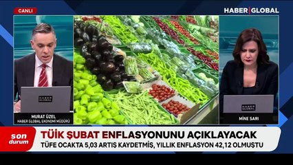 Şubat ayı enflasyon rakamları açıklandı