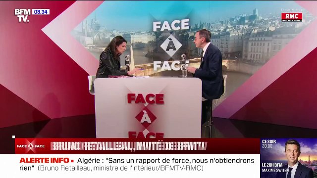 France-Algérie: Je ne veux pas que ce qu'il s'est produit à Mulhouse, se reproduise demain , affirme Bruno Retailleau