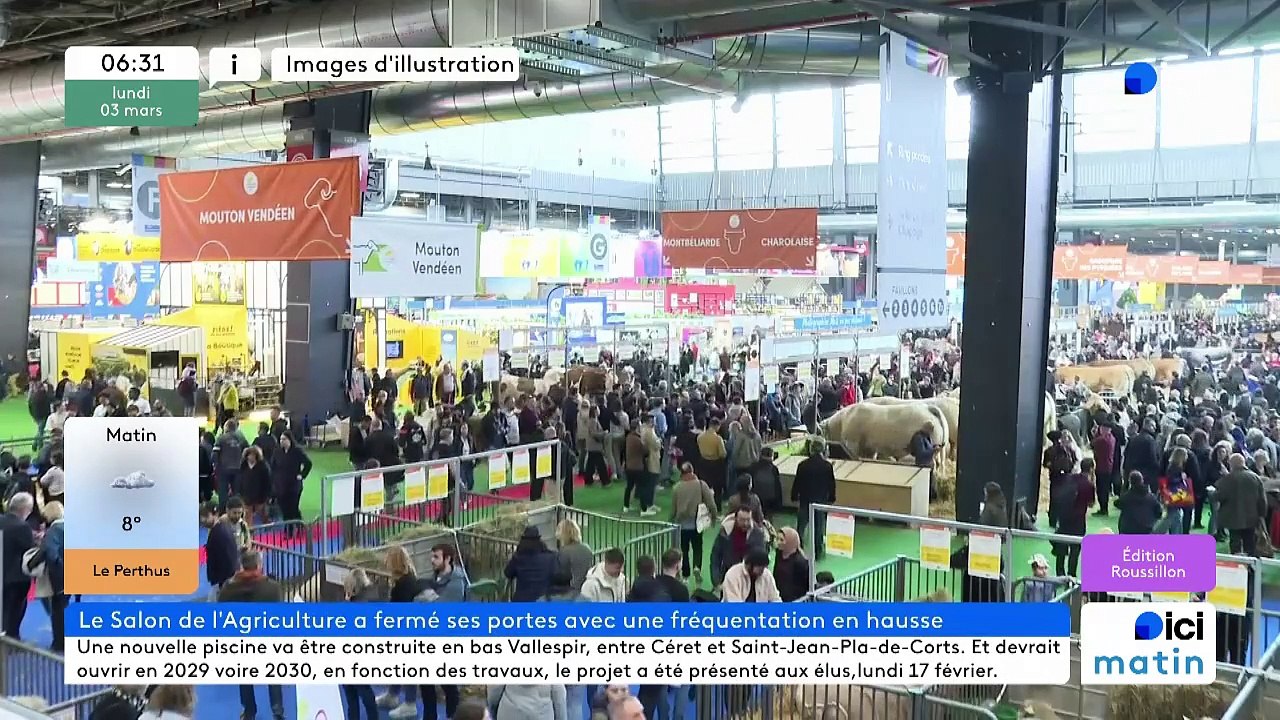 03/03/2025 - ici matin par ici Roussillon en vidéo