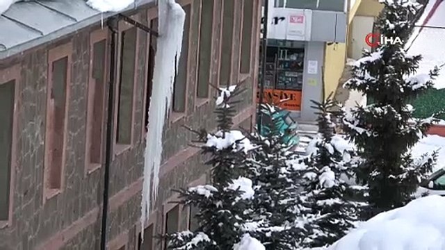 Türkiye'nin ''kutupları''nda bugün... Soğuktan donan şehir masal diyarına döndü!