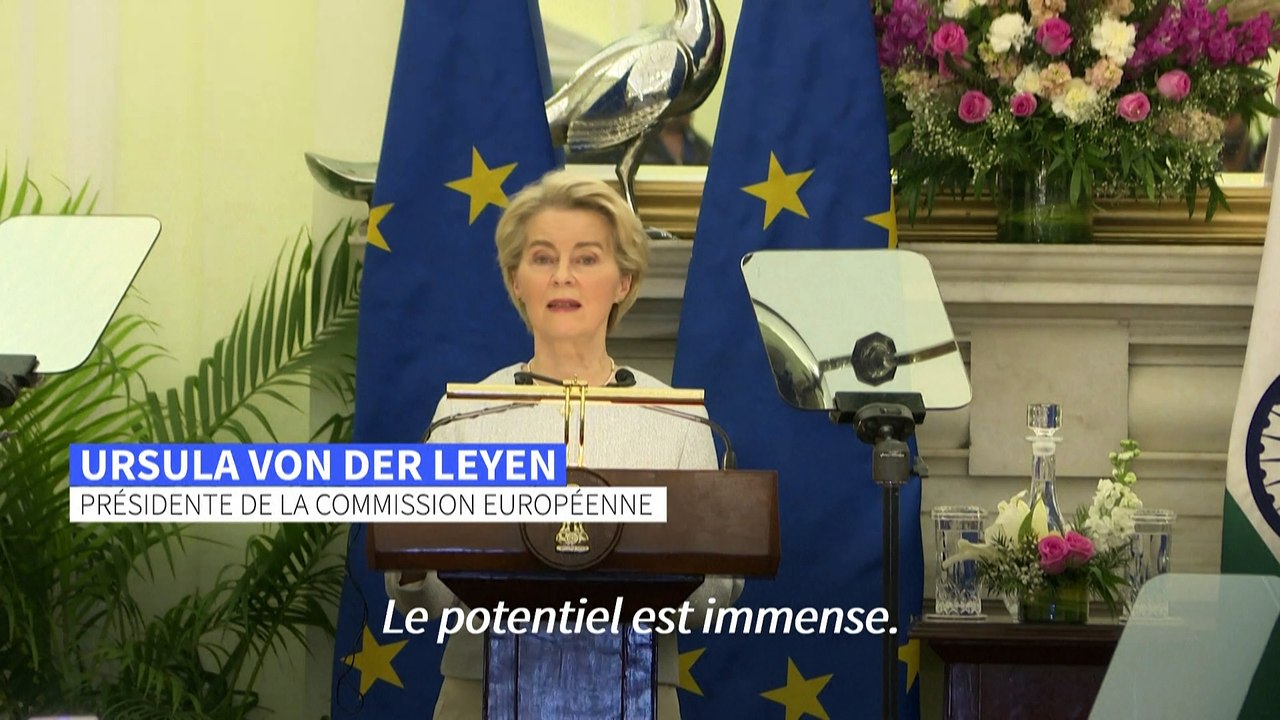 L'Inde et l'UE vont finaliser un accord de libre-échange d'ici la fin de l'année