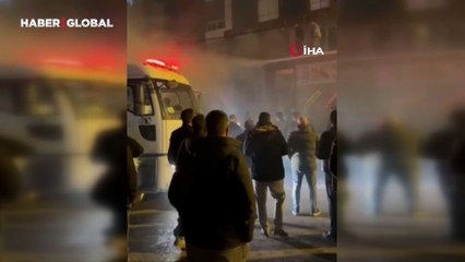 Bitlis'te giyim mağazasında yangın