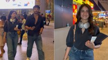 Palak Tiwari Looks Effortlessly Stylish In A Comfy Outfit At Mumbai Airport!