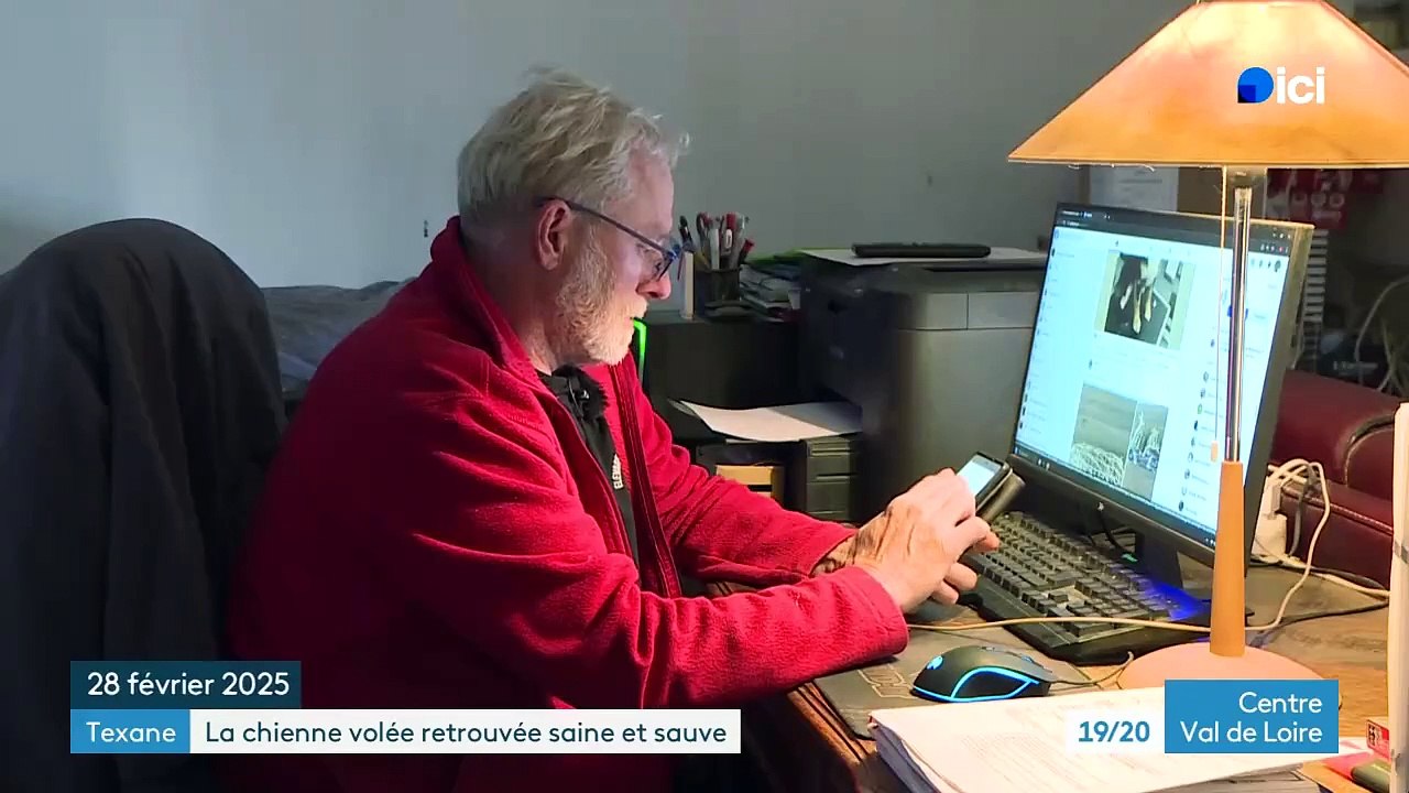 La chienne Texane, volée au Salon de l’agriculture, a été retrouvée à Eragny, dans le Val-d’Oise - Son propriétaire témoigne: "Je suis heureux. Je vais pouvoir mieux dormir" - VIDEO