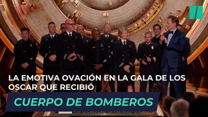 La emotiva ovación que recibió el cuerpo de bomberos de LA en la gala de los premios Oscar