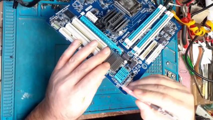 SATA YUVASI PORT TAMİRİ-SATA SLOT PORT REPAIR/RE-REPAIRING A BROKEN SATA SLOT.