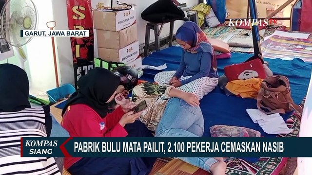 PT Danbi Internasional Pabrik Pembuat Bulu Mata di Garut Pailit, Karyawan Belum Terima Pesangon