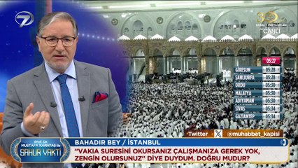 Prof. Dr. Mustafa Karataş ile Sahur Vakti - 2 Mart 2025