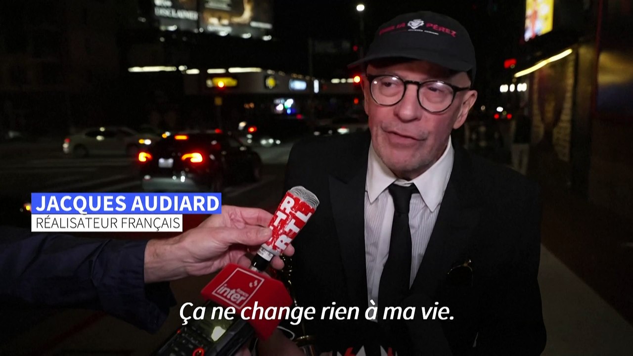 Oscars 2025 : Audiard "très heureux" après avoir remporté deux statuettes pour "Emilia Pérez"