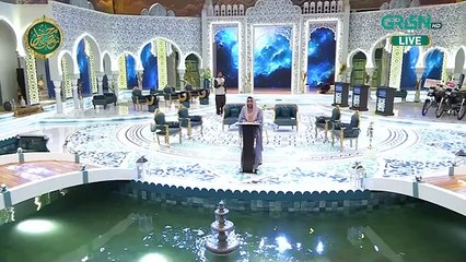 Mehfil e Ramzan - DUA - Danish Taimoor & Rabia Anum - Live Transmission - Green TV