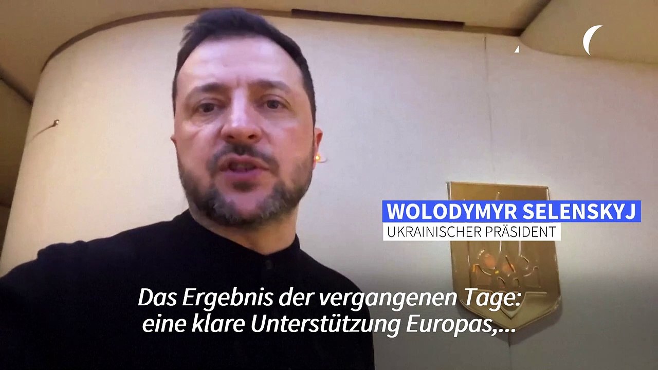 Selenskyj: Europa wird sich auf gemeinsame Positionen verständigen