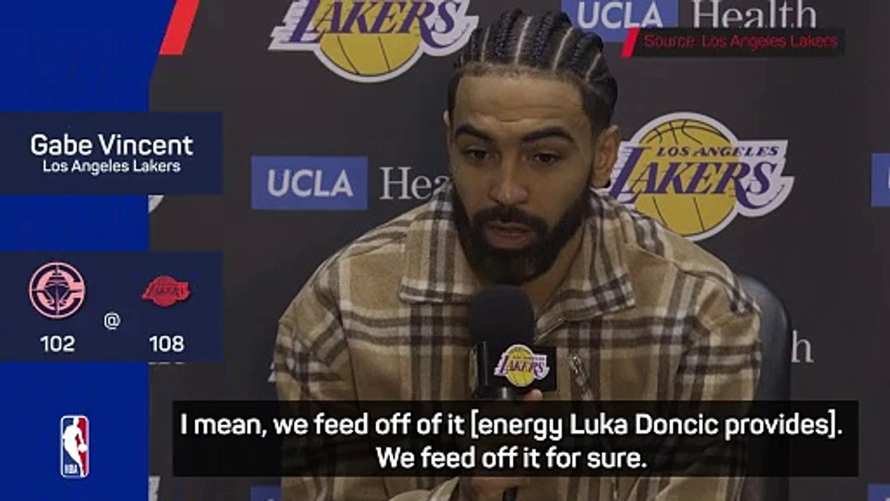 Vincent says Lakers feed off Doncic going ‘Super Saiyan’