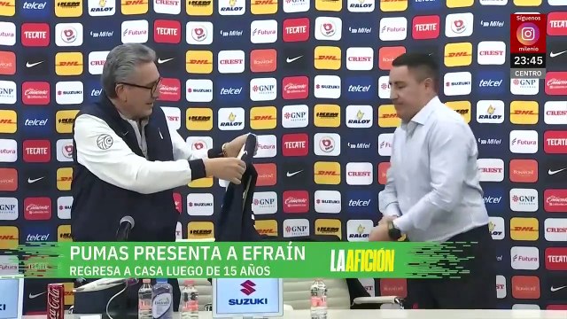 Efraín Juárez es presentado como DT de Pumas y promete valentía en la cancha