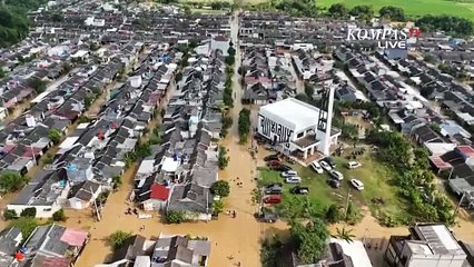 Situasi Terkini Banjir di Parung Panjang Bogor, Ketinggian Air Capai 140 CM