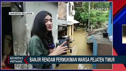 Warga Ceritakan Kronologi Banjir Rendam Permukiman Pejaten Timur hingga 4 M: Bantuan Belum Ada